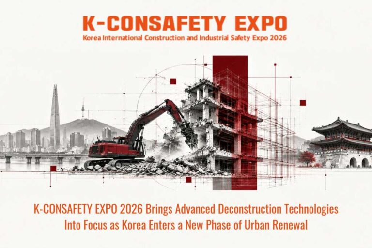 K-CONSAFETY EXPO 2026 Brings Advanced Deconstruction Technologies Into Focus as Korea Enters a New Phase of Urban Renewal